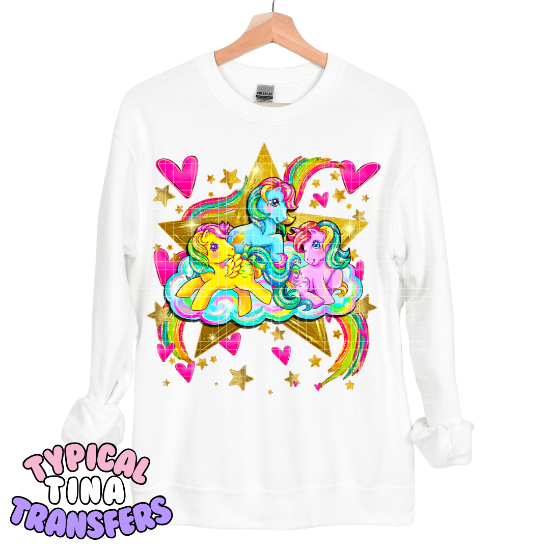 My little Horse Rainbow | DTF Transfers | POD