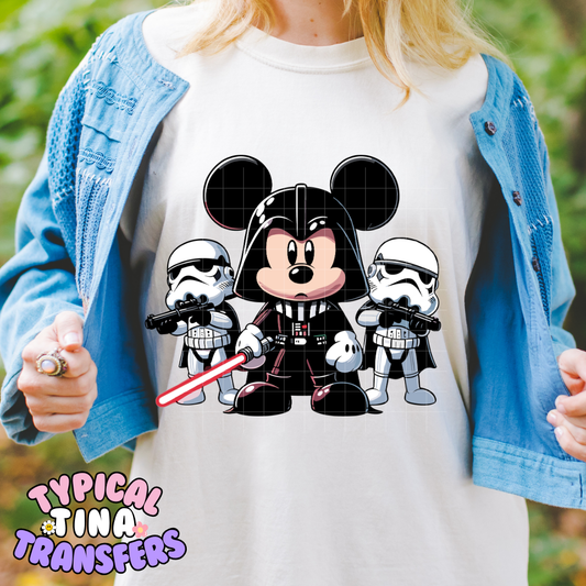 Mouse Wars | DTF Screen Print | POD