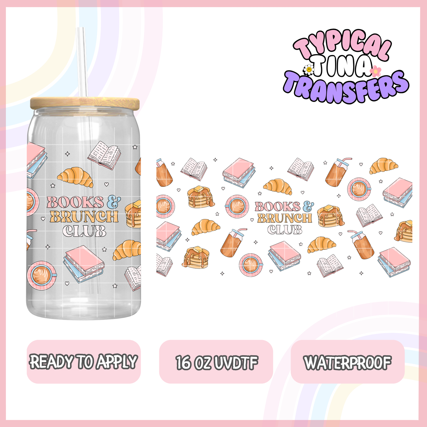 UVDTF #8302 | 16oz UVDTF Wrap | POD