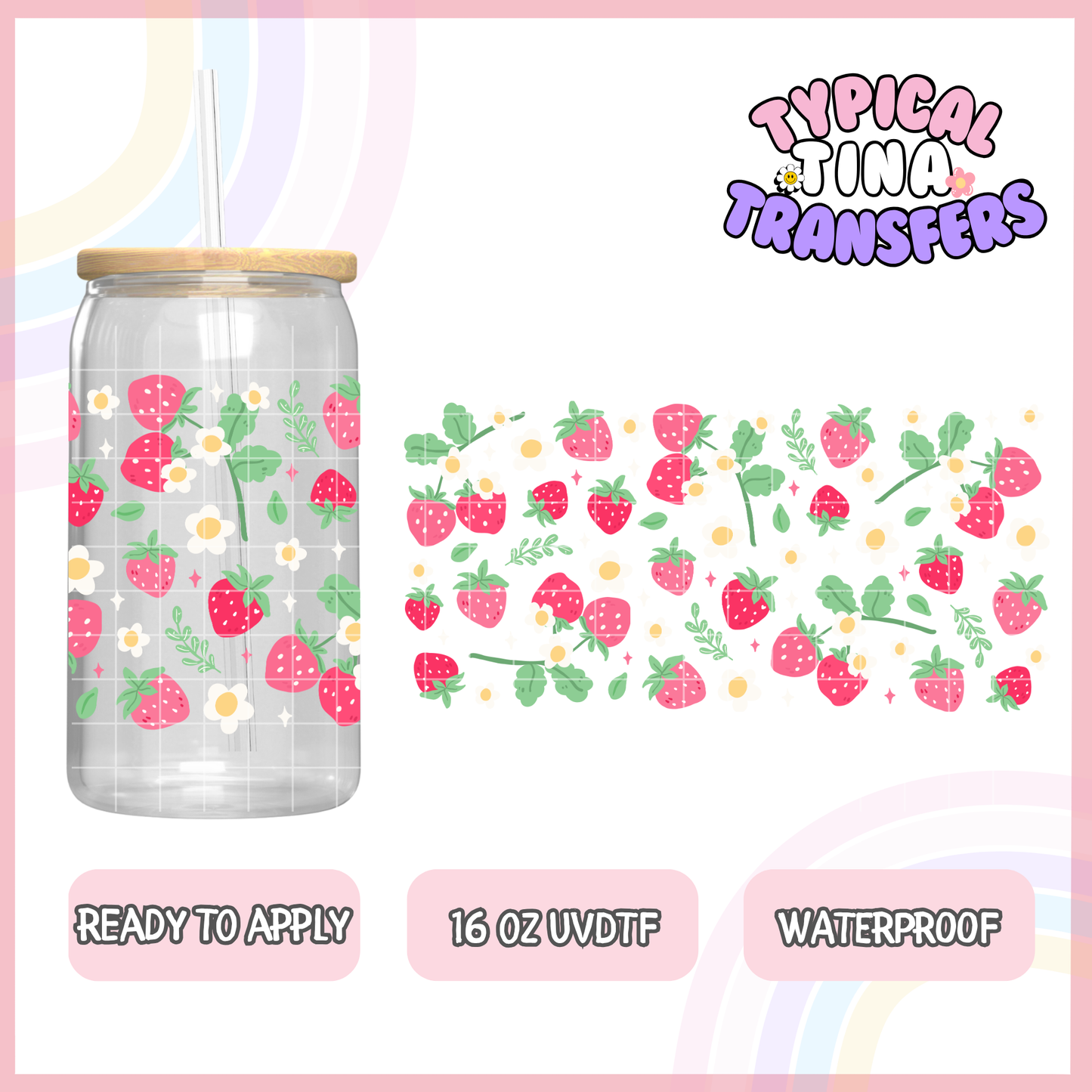 UVDTF #8333 | 16oz UVDTF Wrap | POD