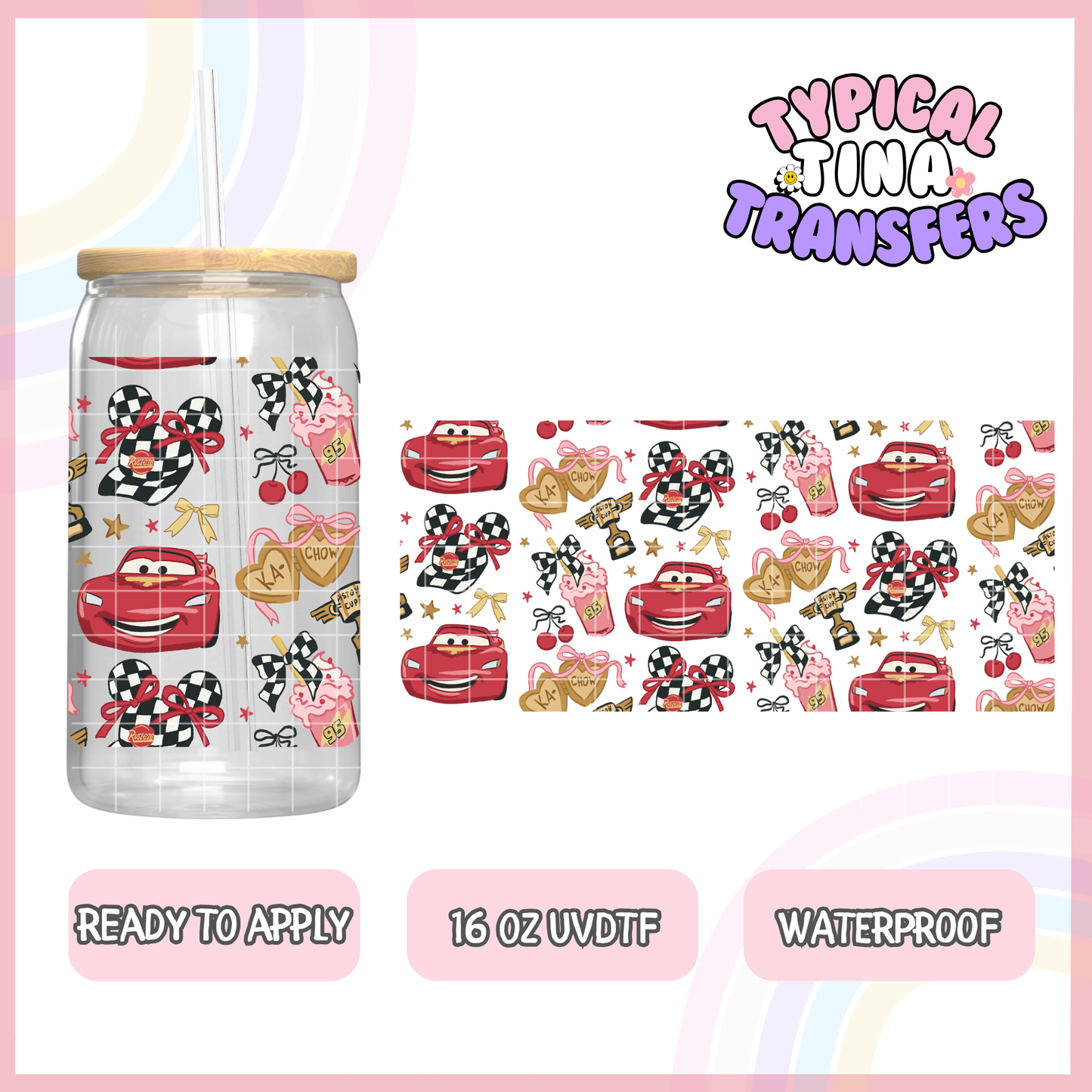 UVDTF #8344 | 16oz UVDTF Wrap | POD
