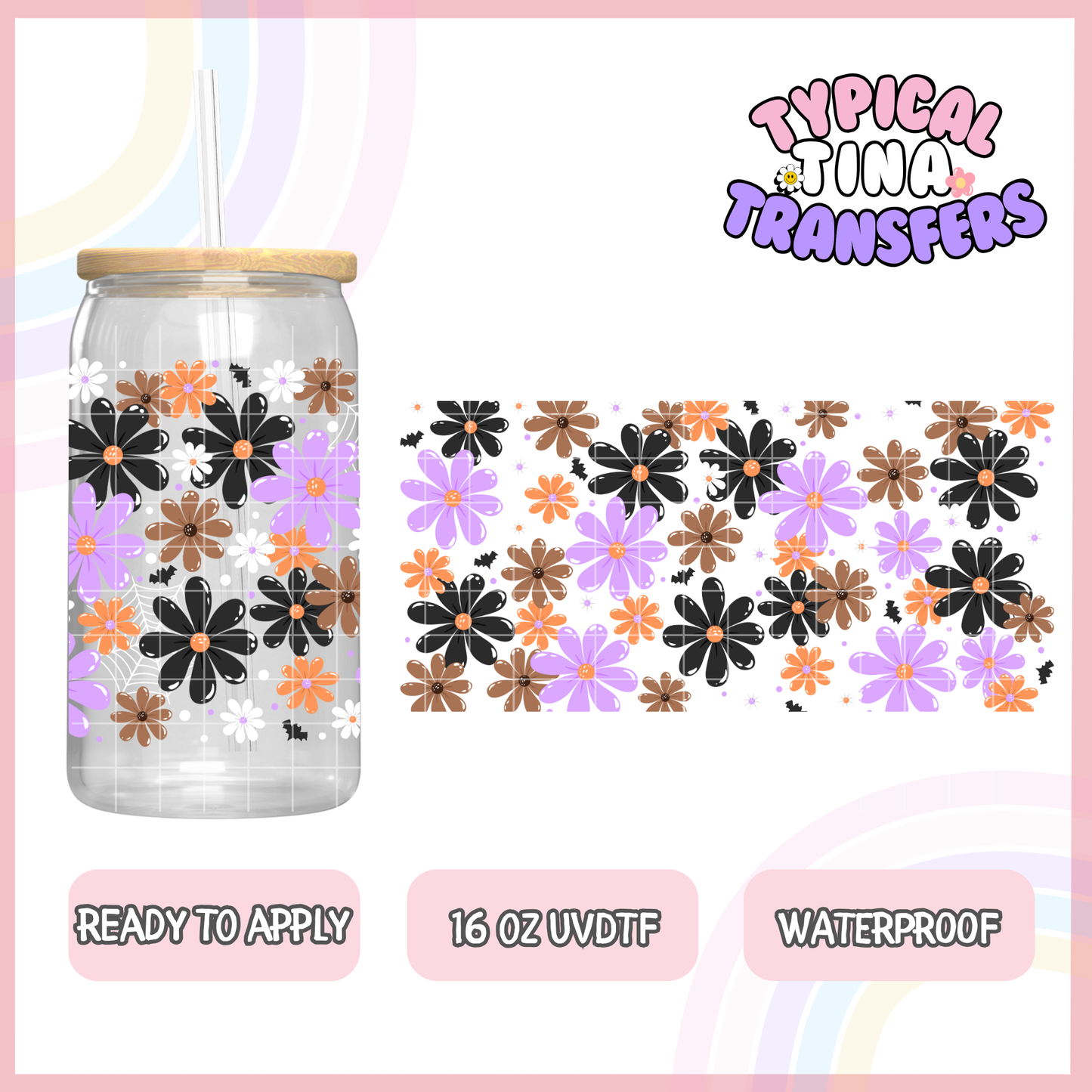 UVDTF #8365 | 16oz UVDTF Wrap | POD