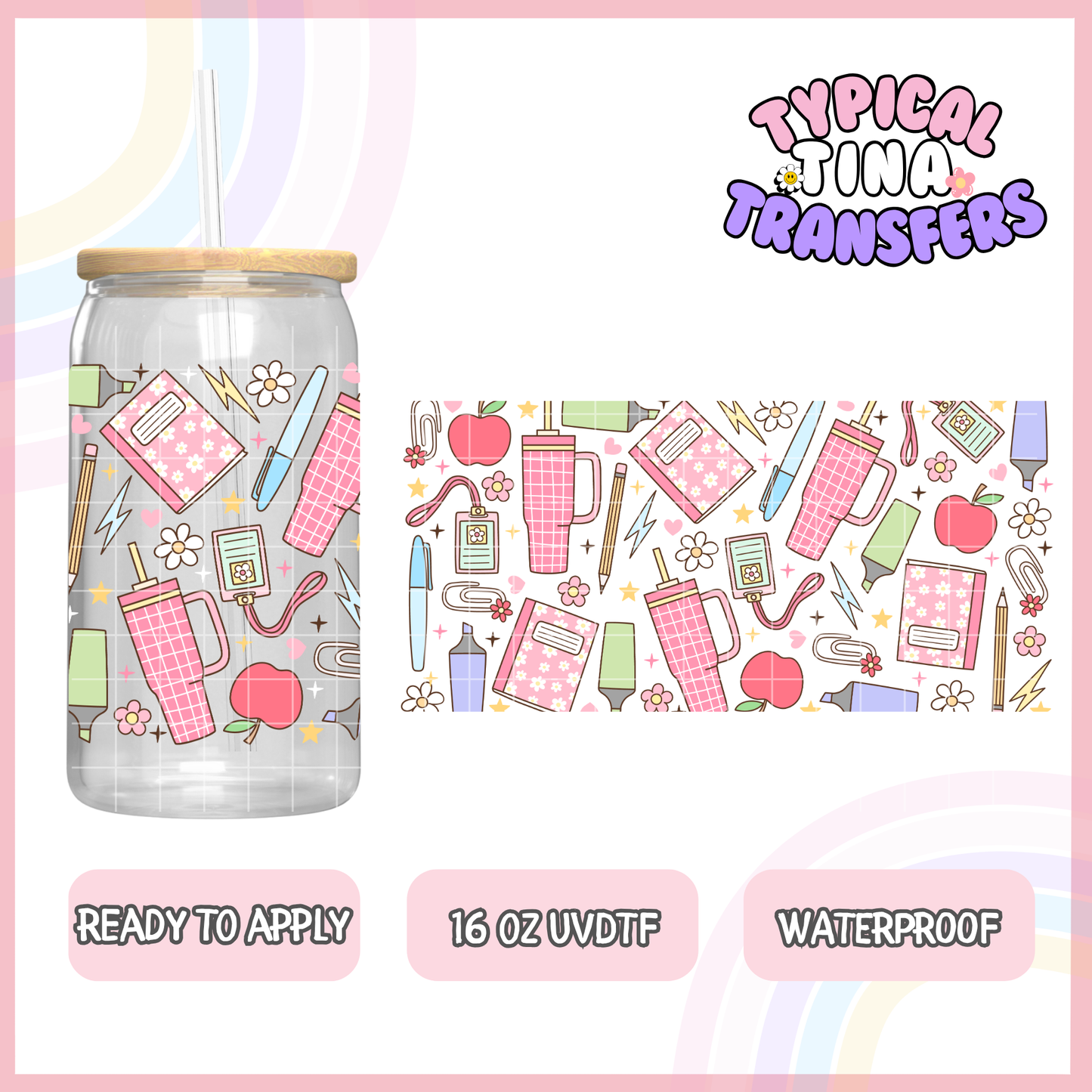 UVDTF #8381 | 16oz UVDTF Wrap | POD