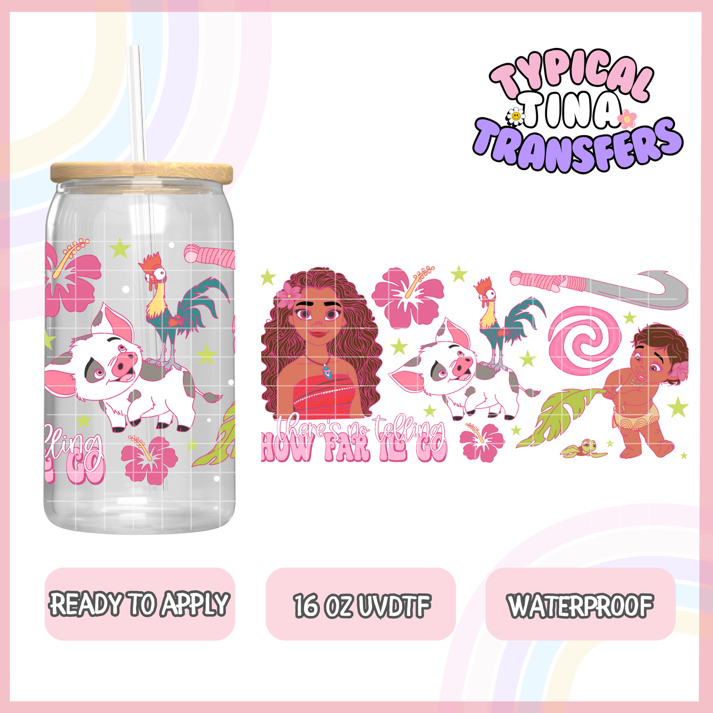 UVDTF #8397 | 16oz UVDTF Wrap | POD