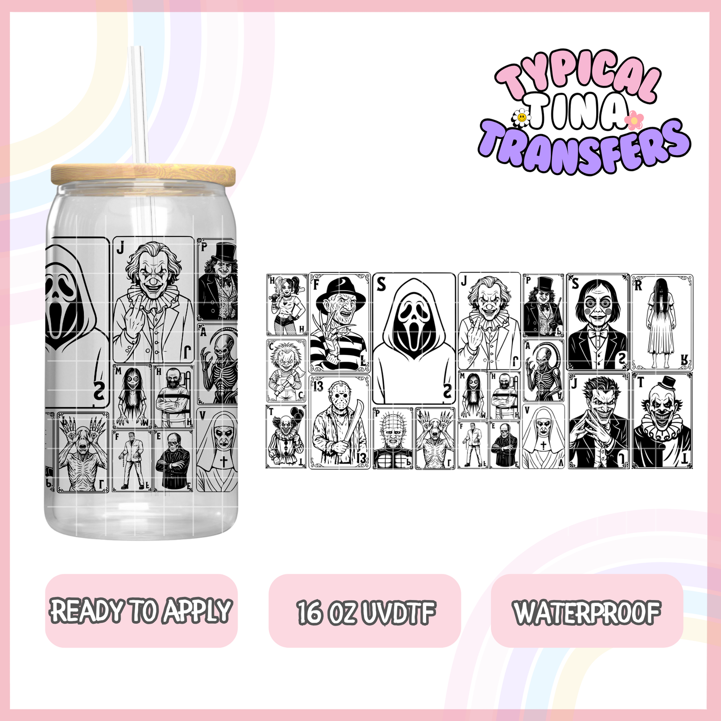 UVDTF #8415 | 16oz UVDTF Wrap | POD
