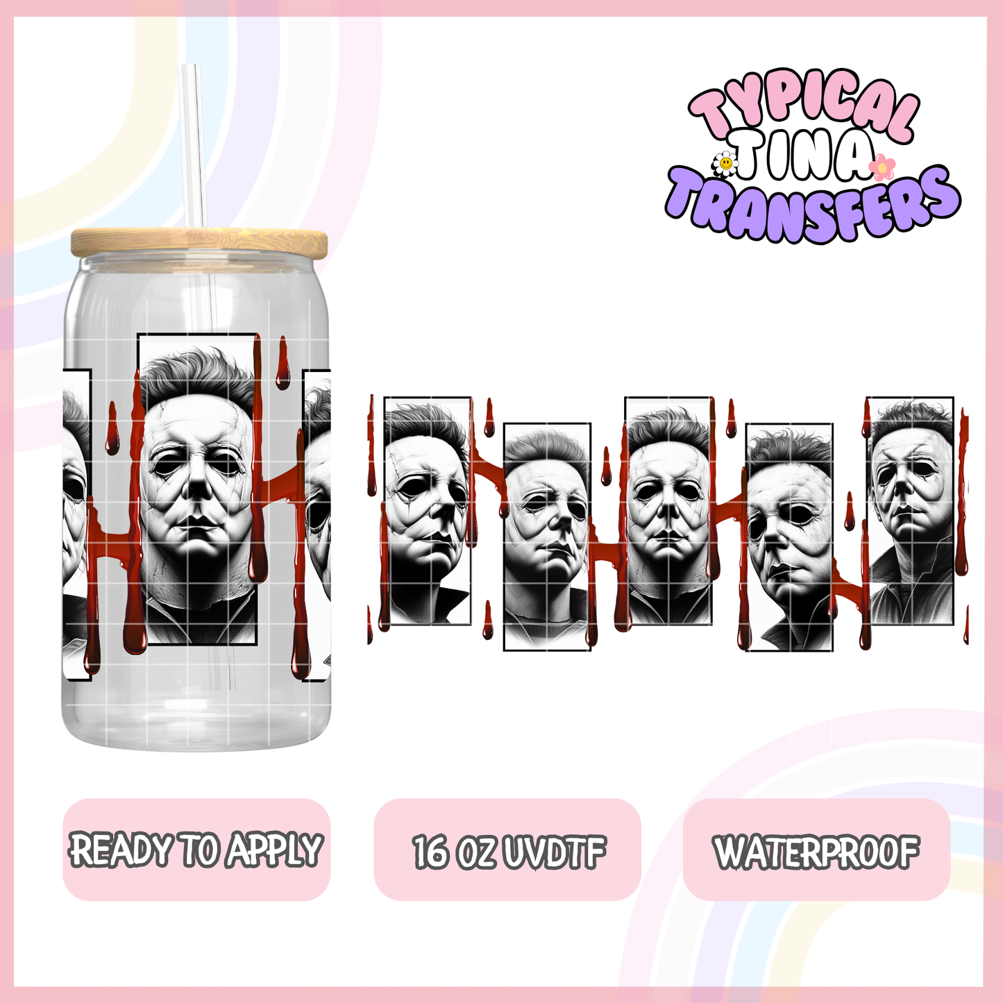 UVDTF #8491-8504 | 16oz UVDTF Wrap | POD - Choose Design