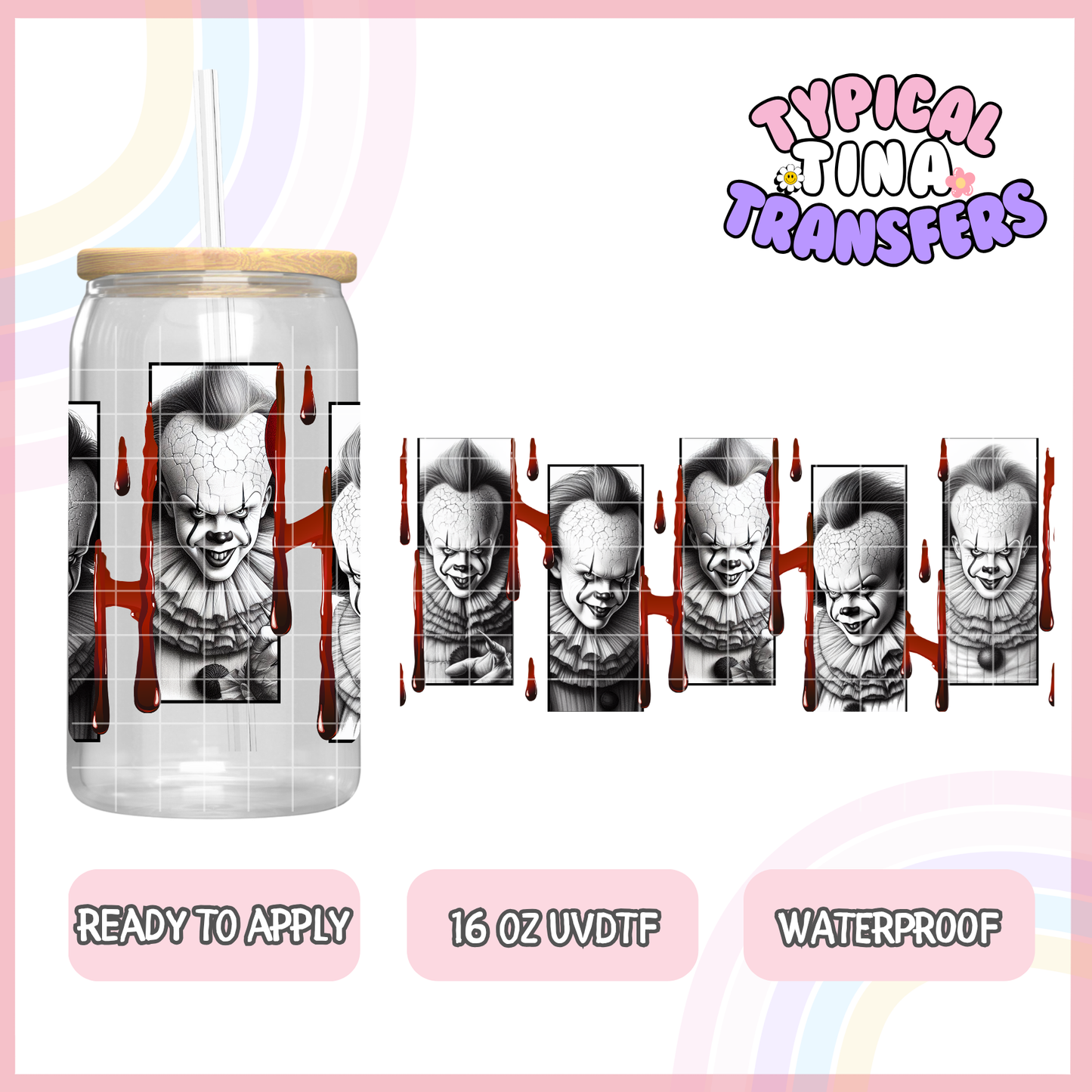 UVDTF #8491-8504 | 16oz UVDTF Wrap | POD - Choose Design