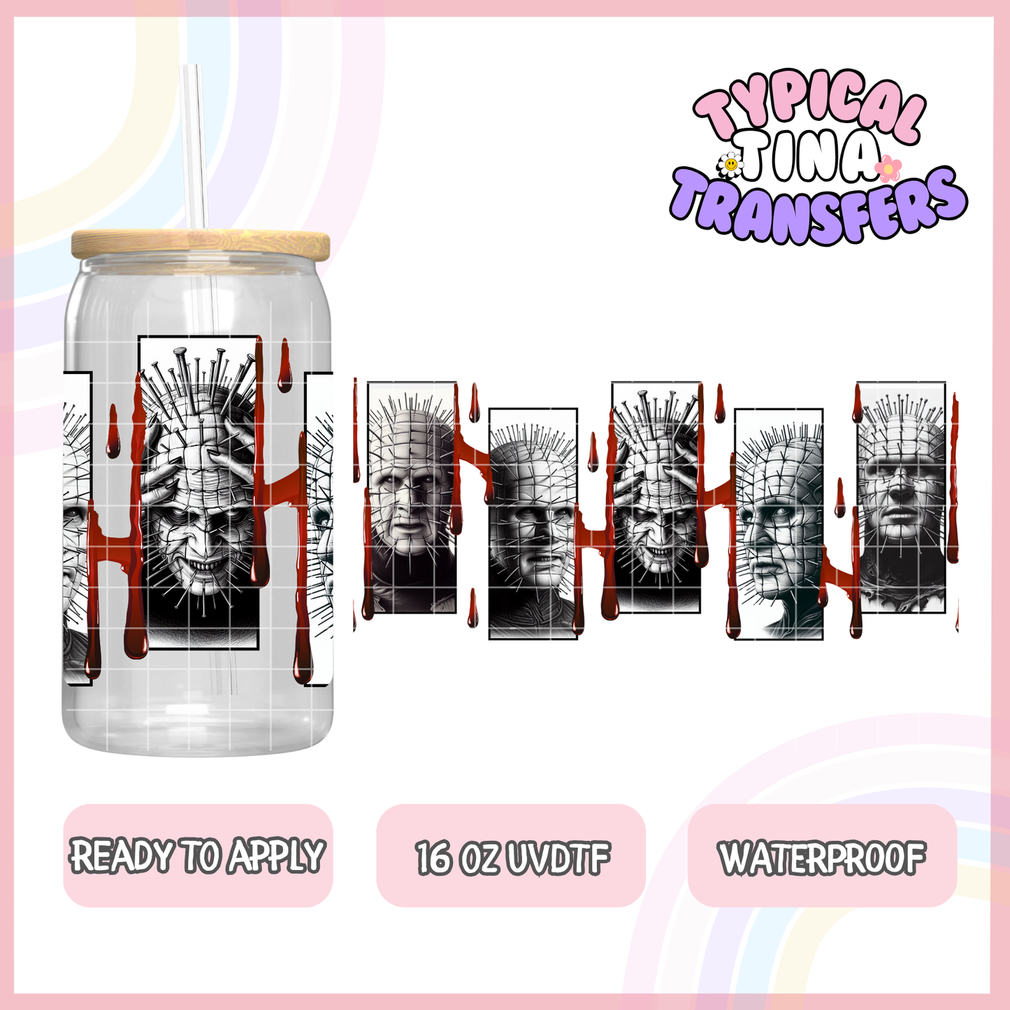 UVDTF #8491-8504 | 16oz UVDTF Wrap | POD - Choose Design