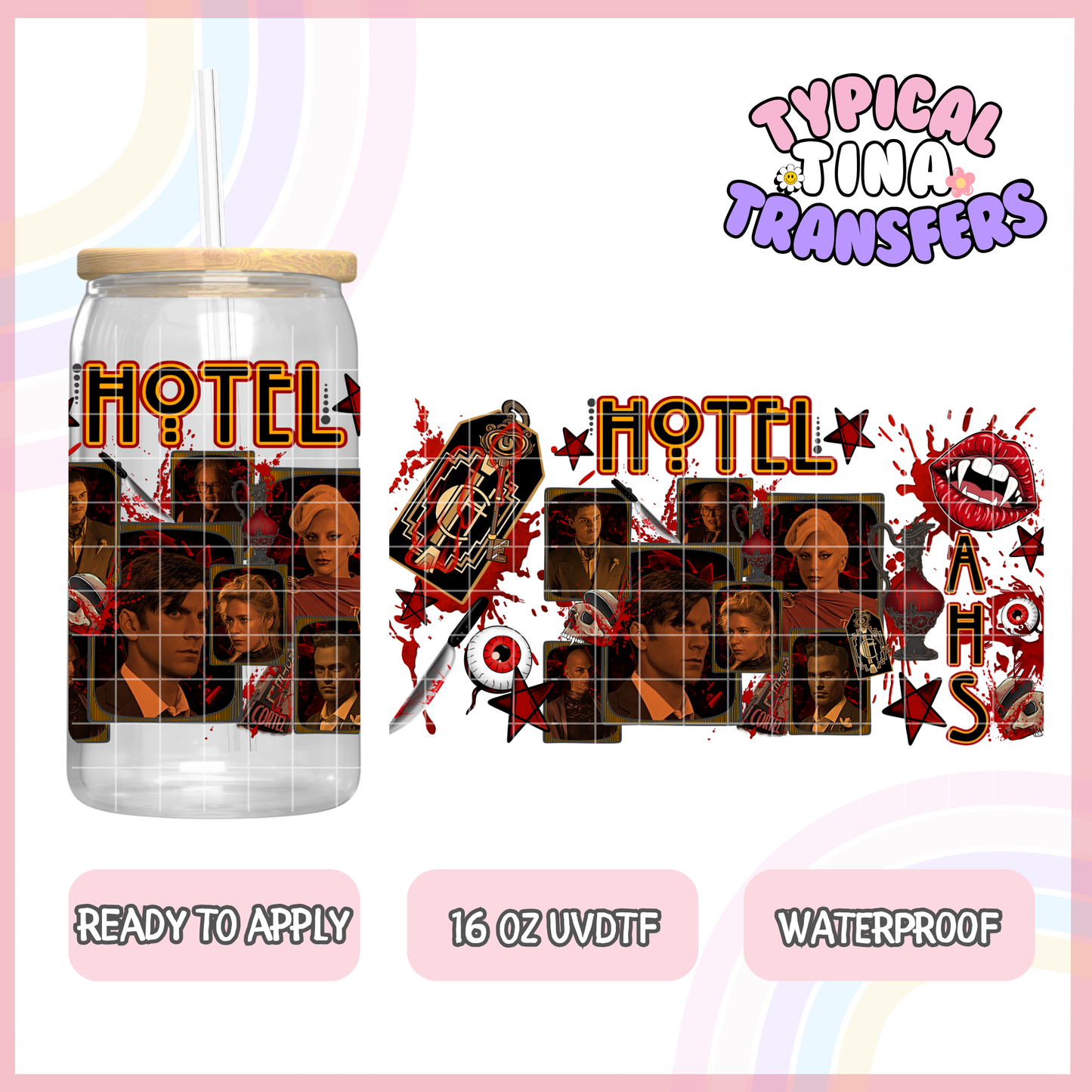 UVDTF #8552 | 16oz UVDTF Wrap | POD