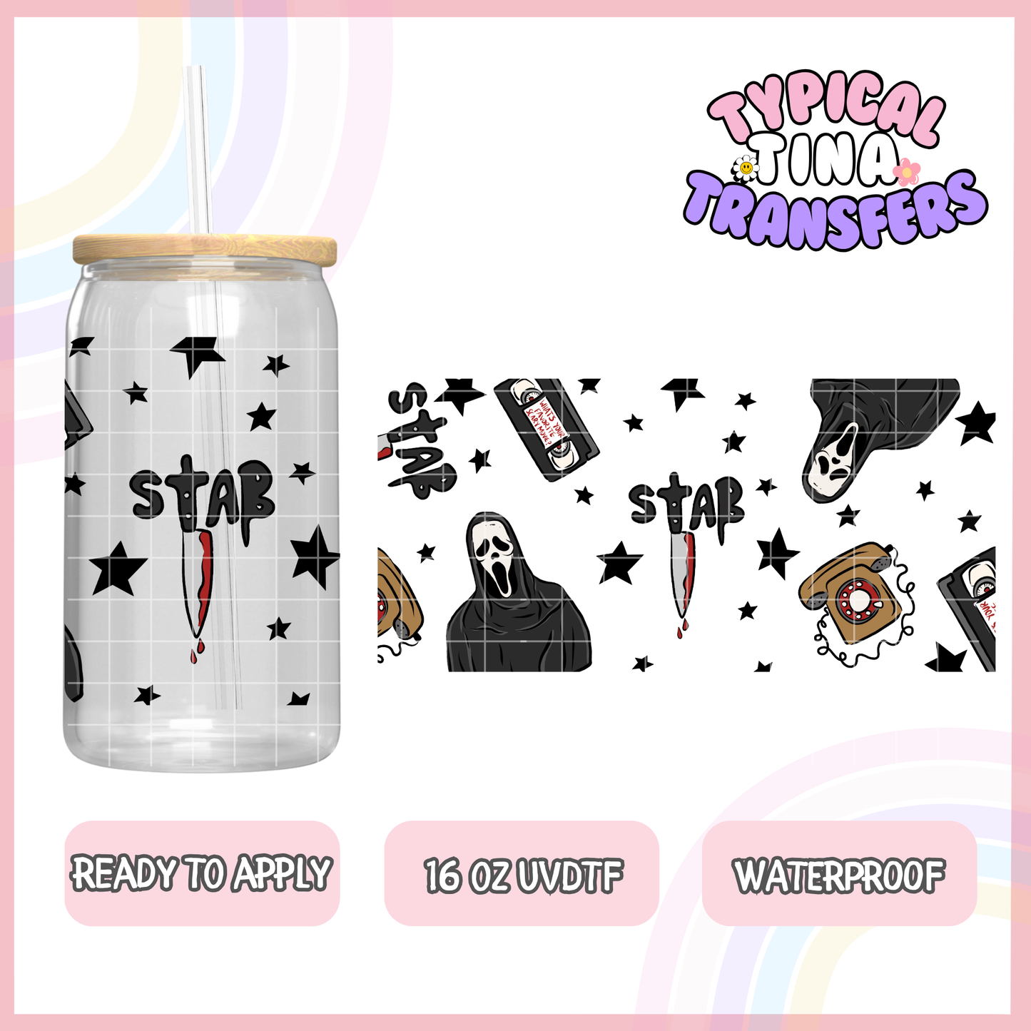 UVDTF #8561 | 16oz UVDTF Wrap | RTS