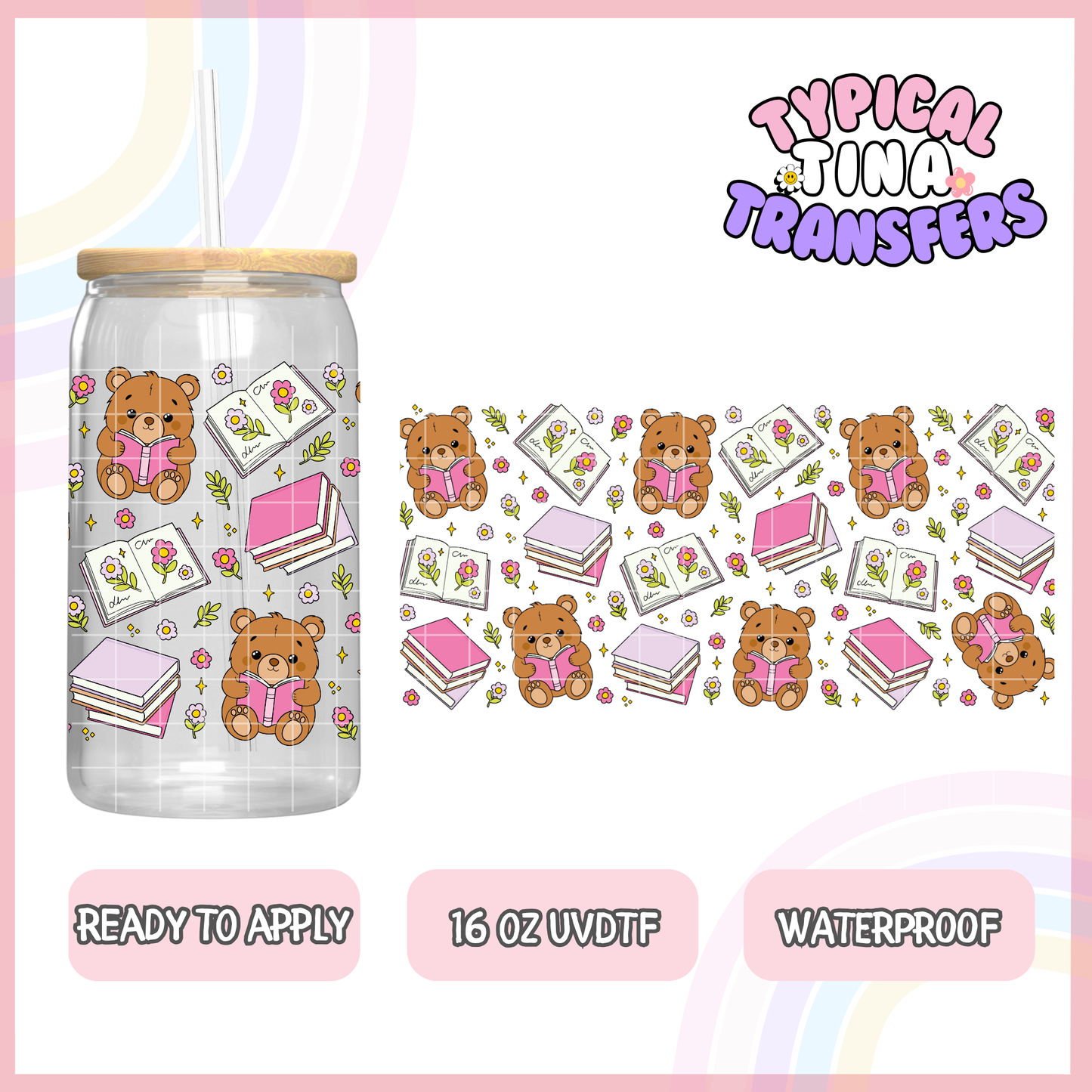 UVDTF #8597 | 16oz UVDTF Wrap | POD