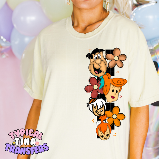 Stoneage Couple | DTF Screen Print | POD