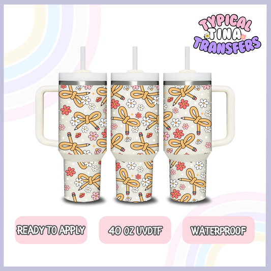 Twisted Pencils | 40oz UVDTF Wrap | POD