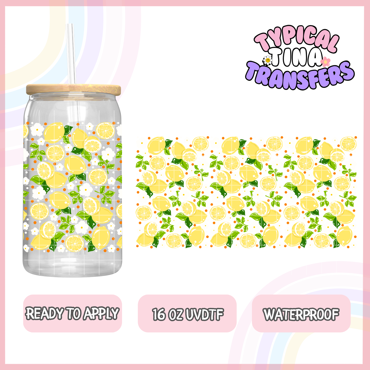 UVDTF #8695 | 16oz UVDTF Wrap | POD