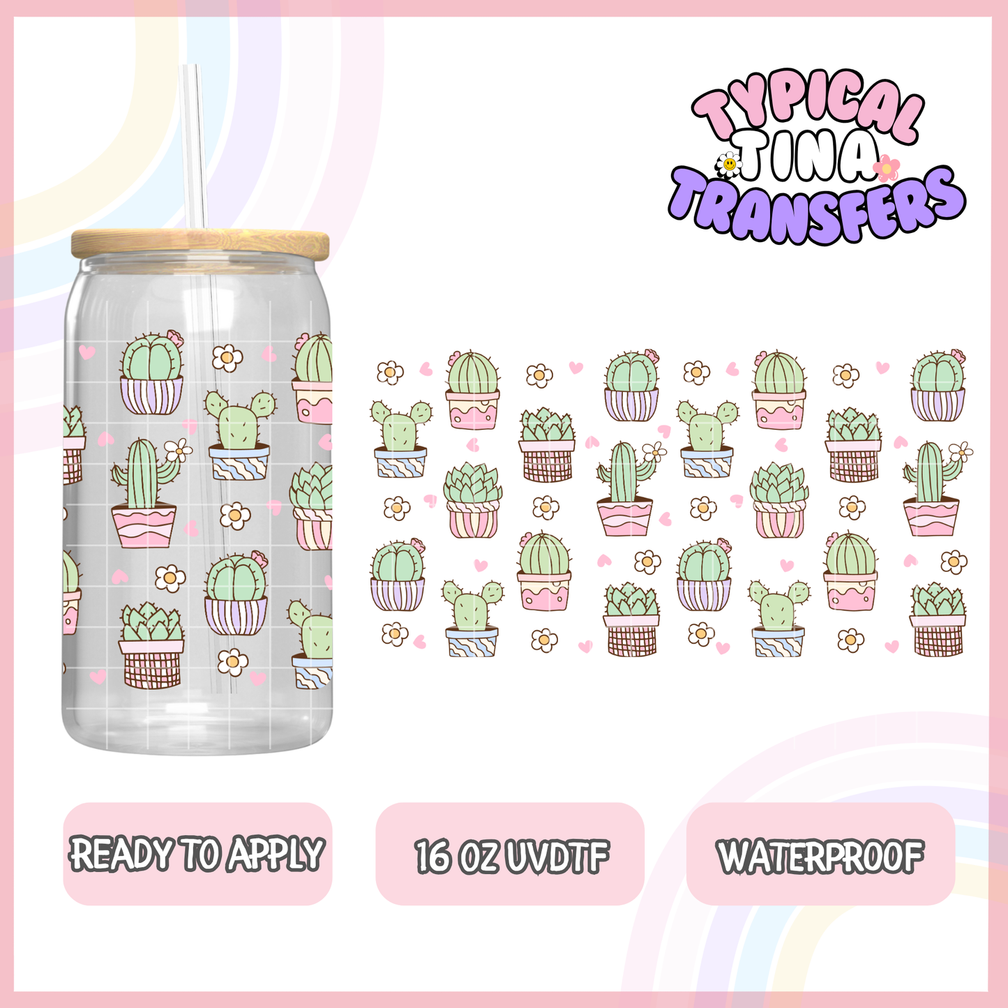 UVDTF #8698 | 16oz UVDTF Wrap | POD