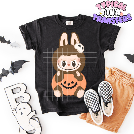 Spooky Laboo in pumpkin | DTF Transfer | POD