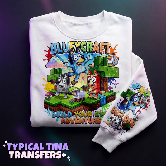 VG Mine Blue Dogs | DTF Transfers | POD