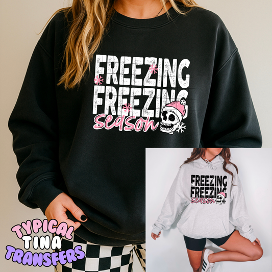 Freezing Season with skellie | DTF Transfers | POD