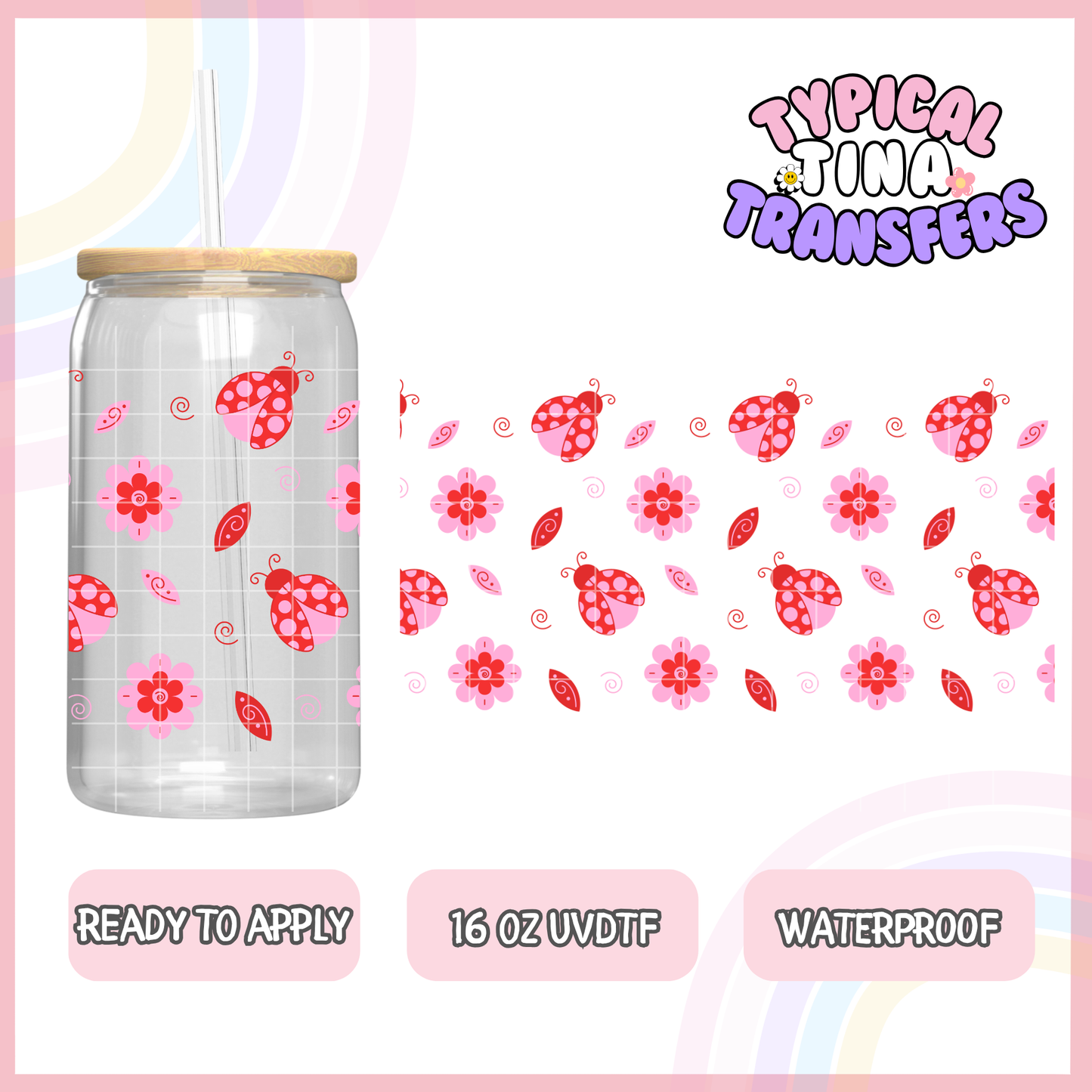 UVDTF #8706 | 16oz UVDTF Wrap | POD