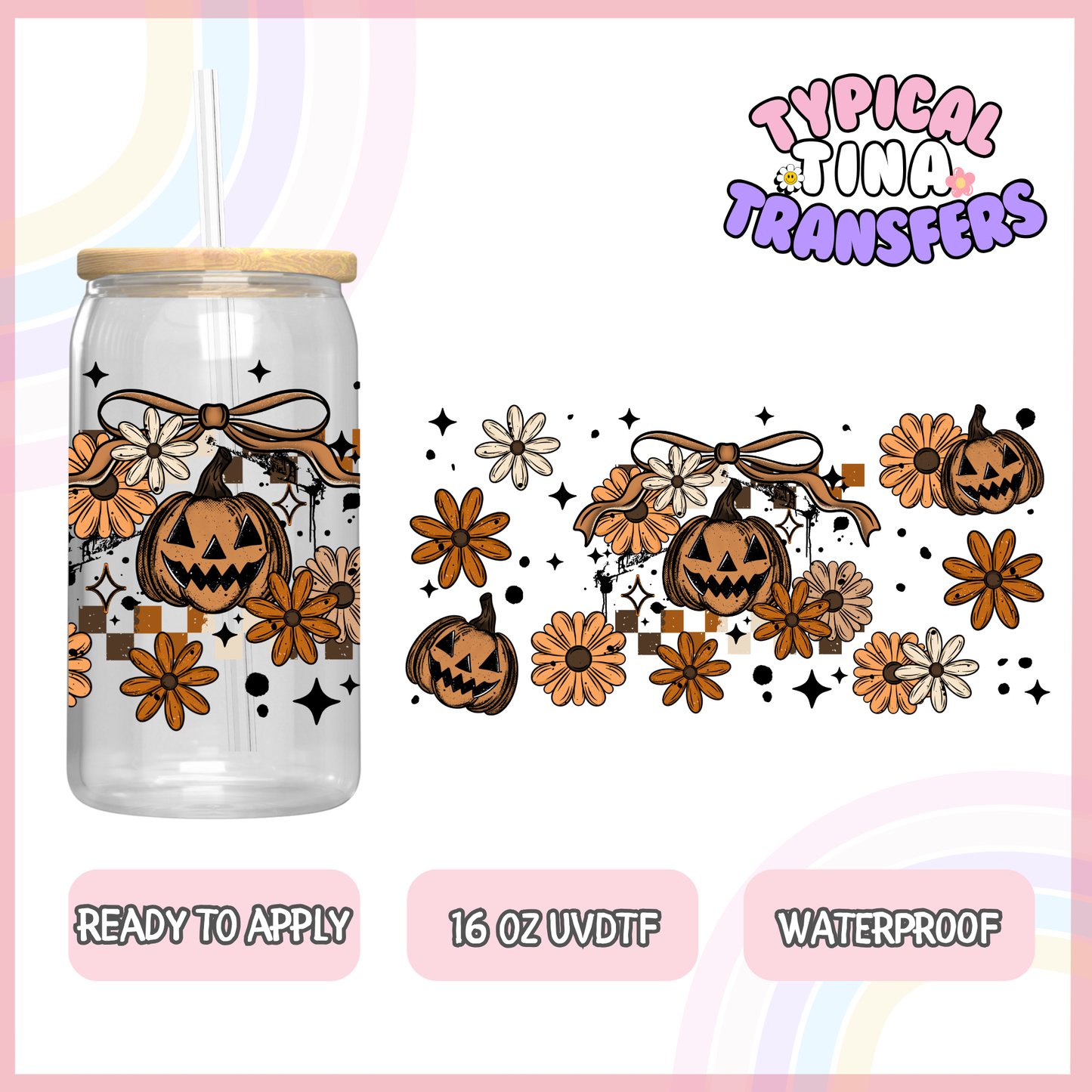 UVDTF #8709 | 16oz UVDTF Wrap | POD