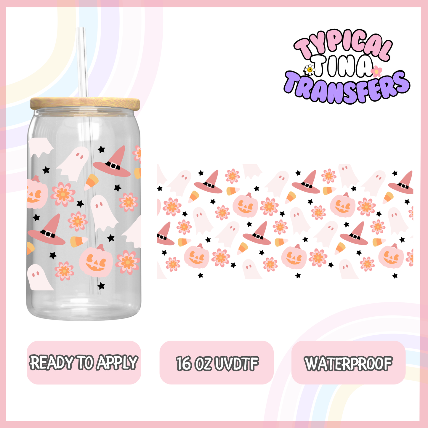 UVDTF #8758 | 16oz UVDTF Wrap | POD