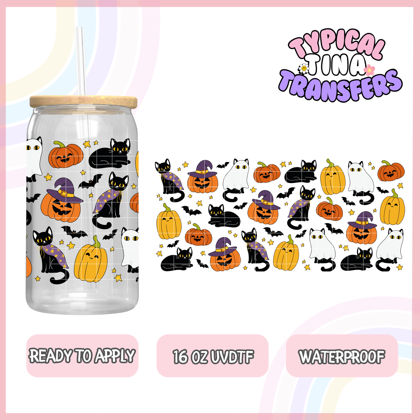 UVDTF #8760 | 16oz UVDTF Wrap | POD