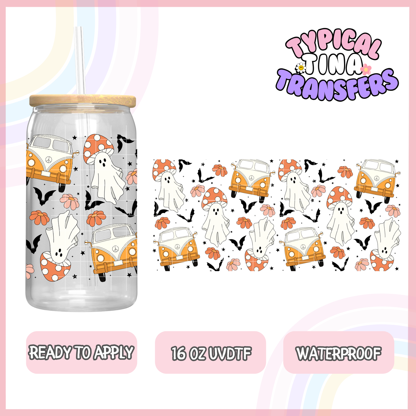 UVDTF #8785 | 16oz UVDTF Wrap | POD