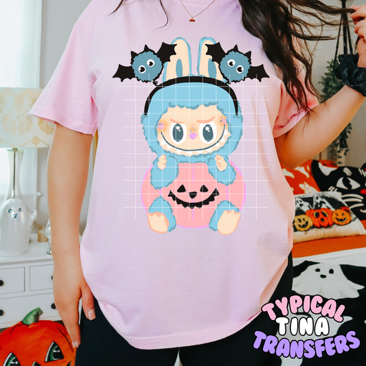 Spooky Laboo (blue) in pumpkin | DTF Transfer | POD