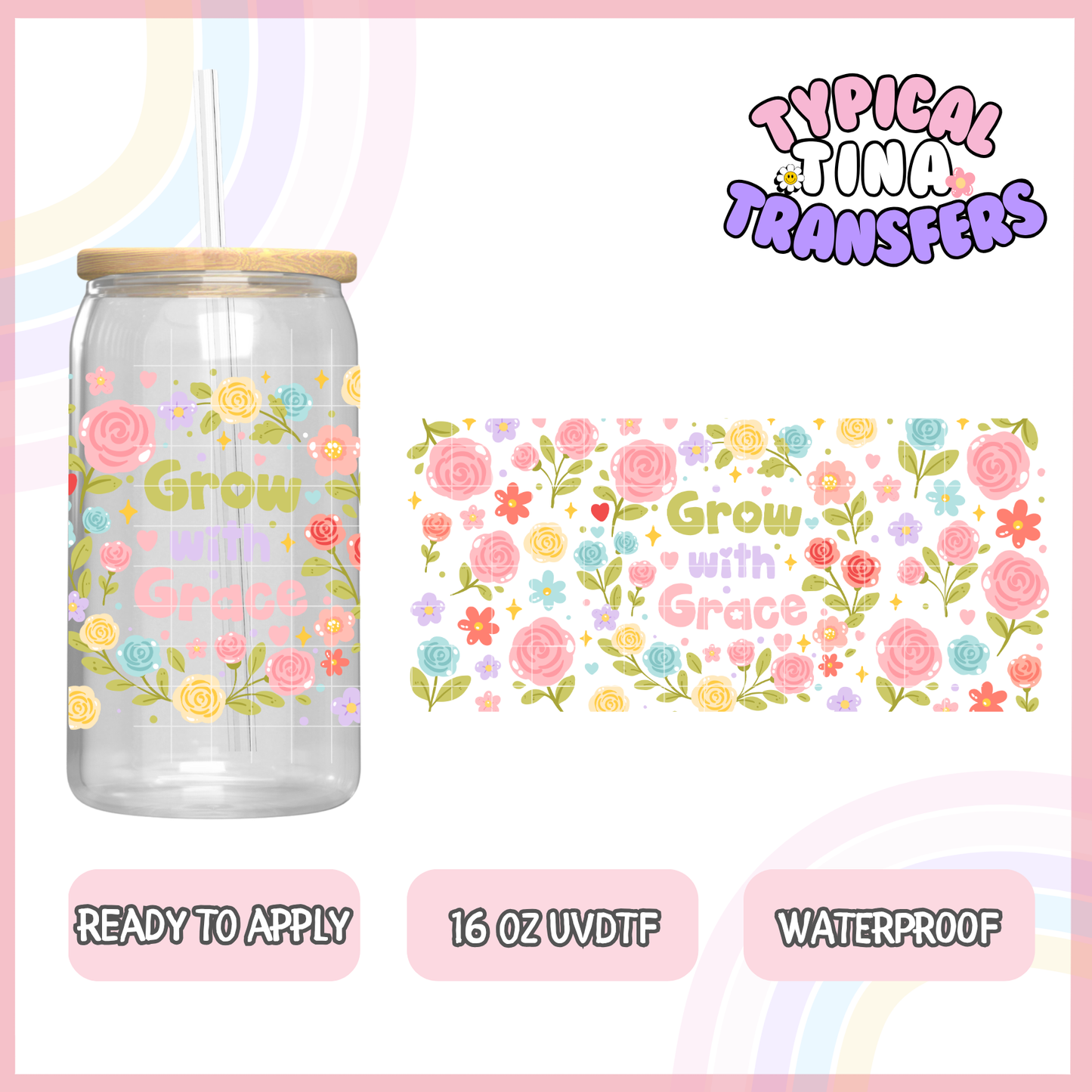 UVDTF #8807 | 16oz UVDTF Wrap | POD