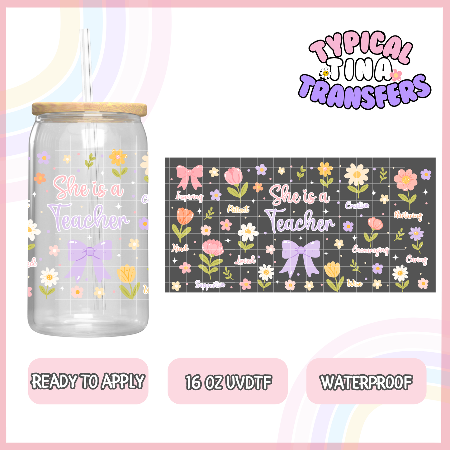 UVDTF #8821 | 16oz UVDTF Wrap | RTS