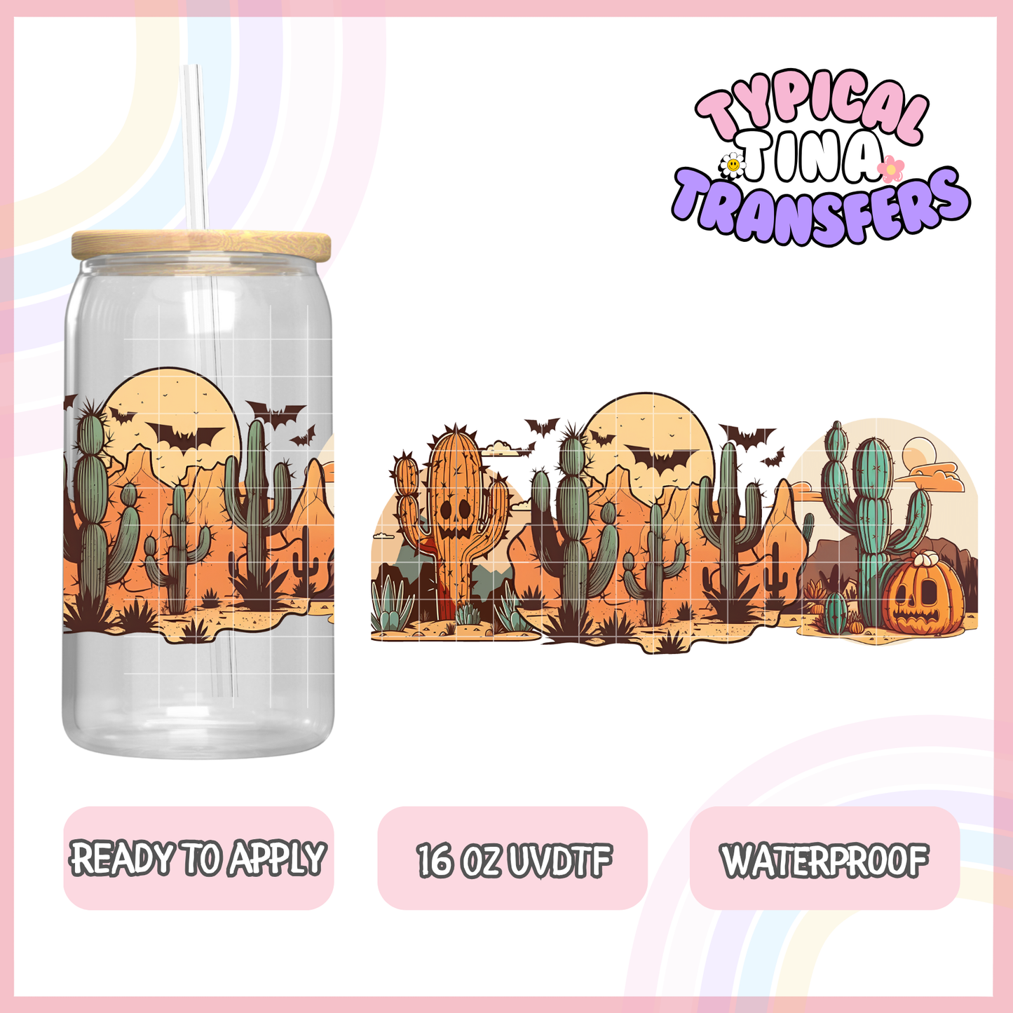 UVDTF #8824 | 16oz UVDTF Wrap | POD