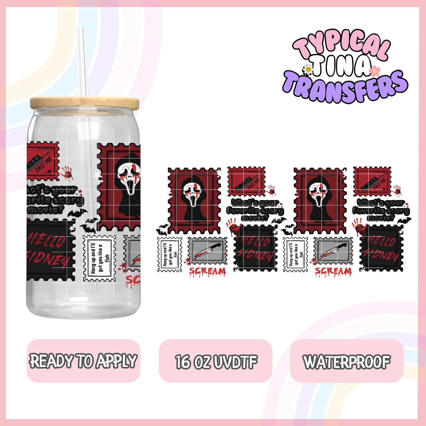 UVDTF #88312| 16oz UVDTF Wrap | POD