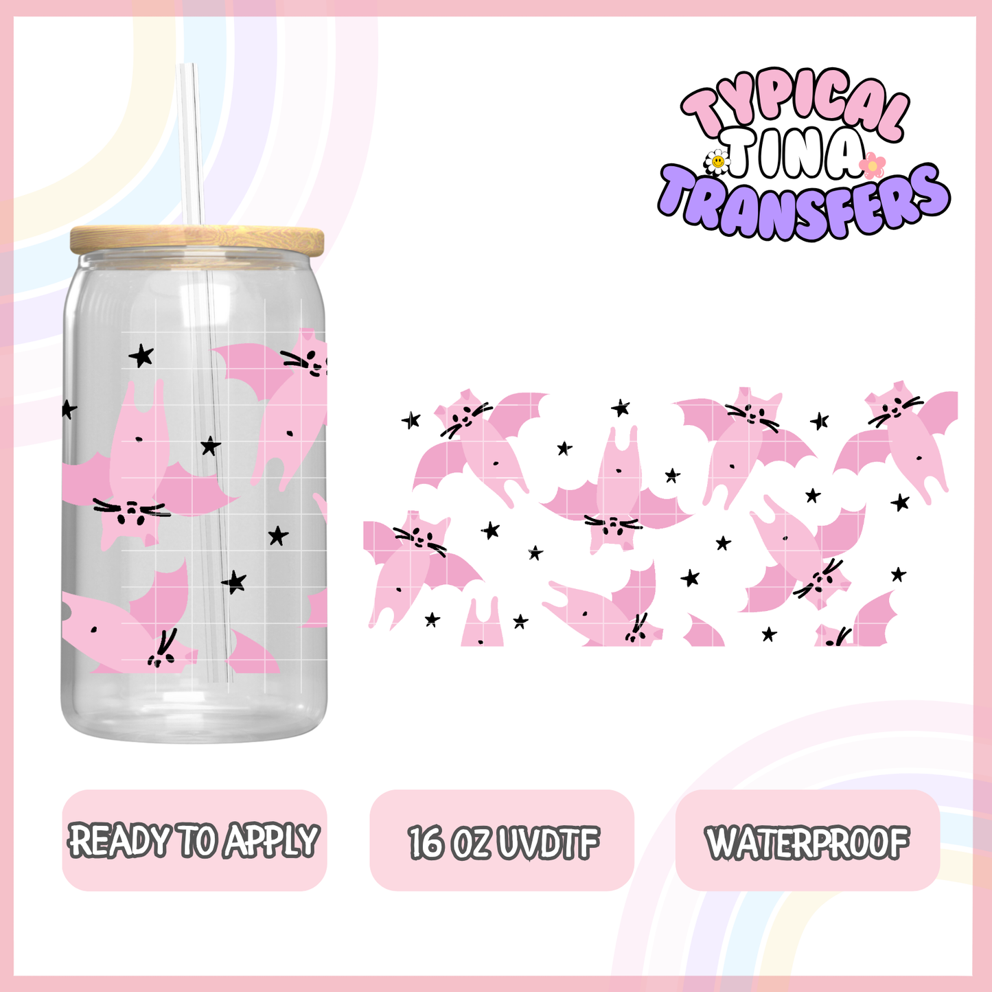 UVDTF #8837 | 16oz UVDTF Wrap | POD
