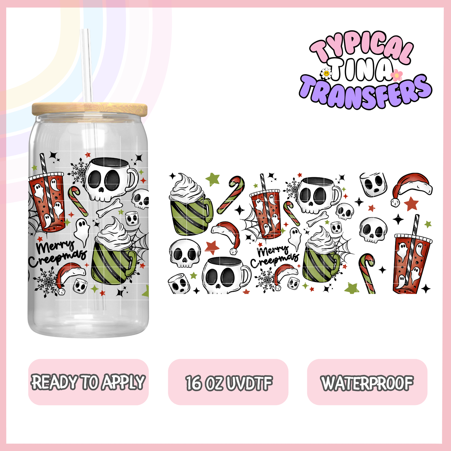 UVDTF #8840 | 16oz UVDTF Wrap | POD