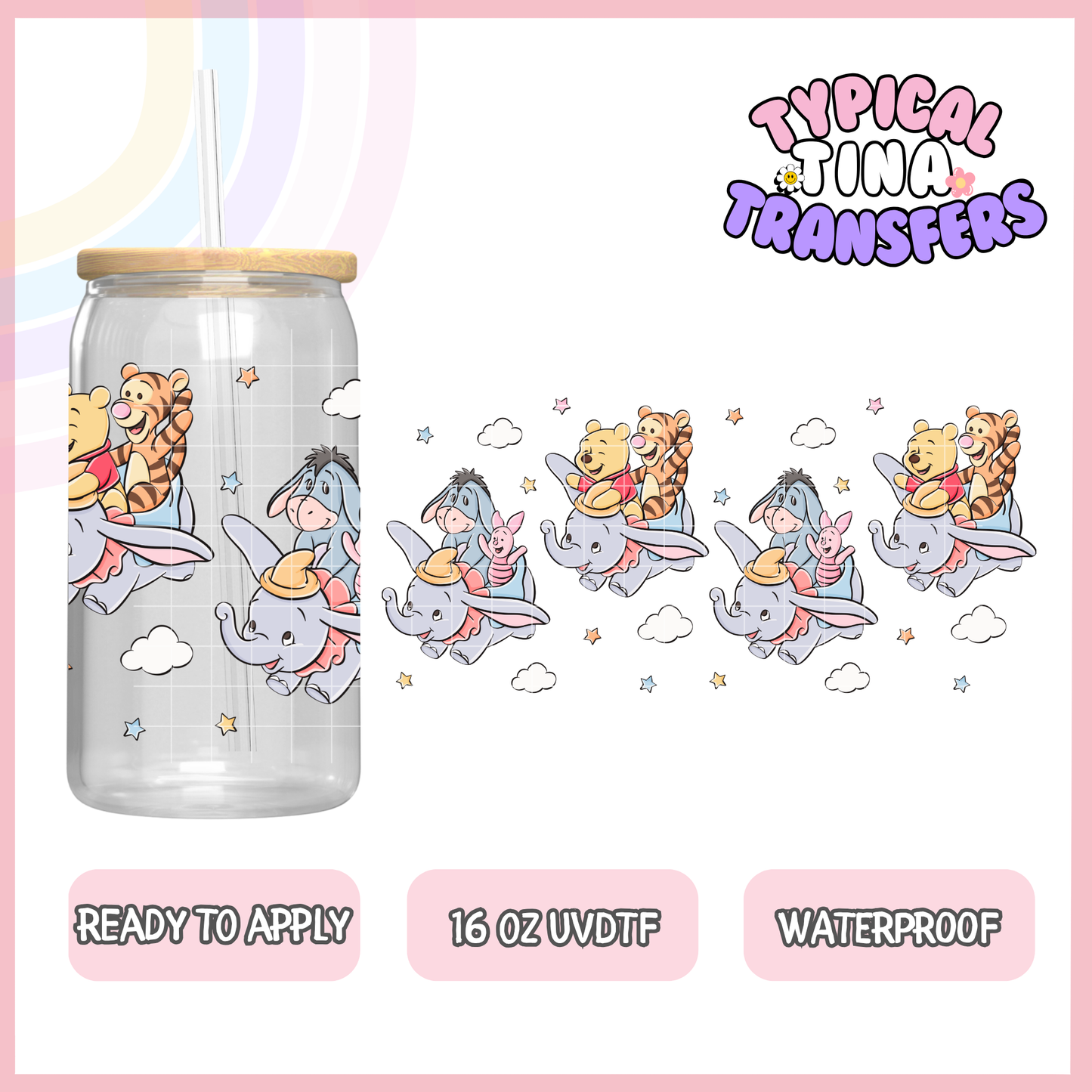 UVDTF #8933 | 16oz UVDTF Wrap | RTS