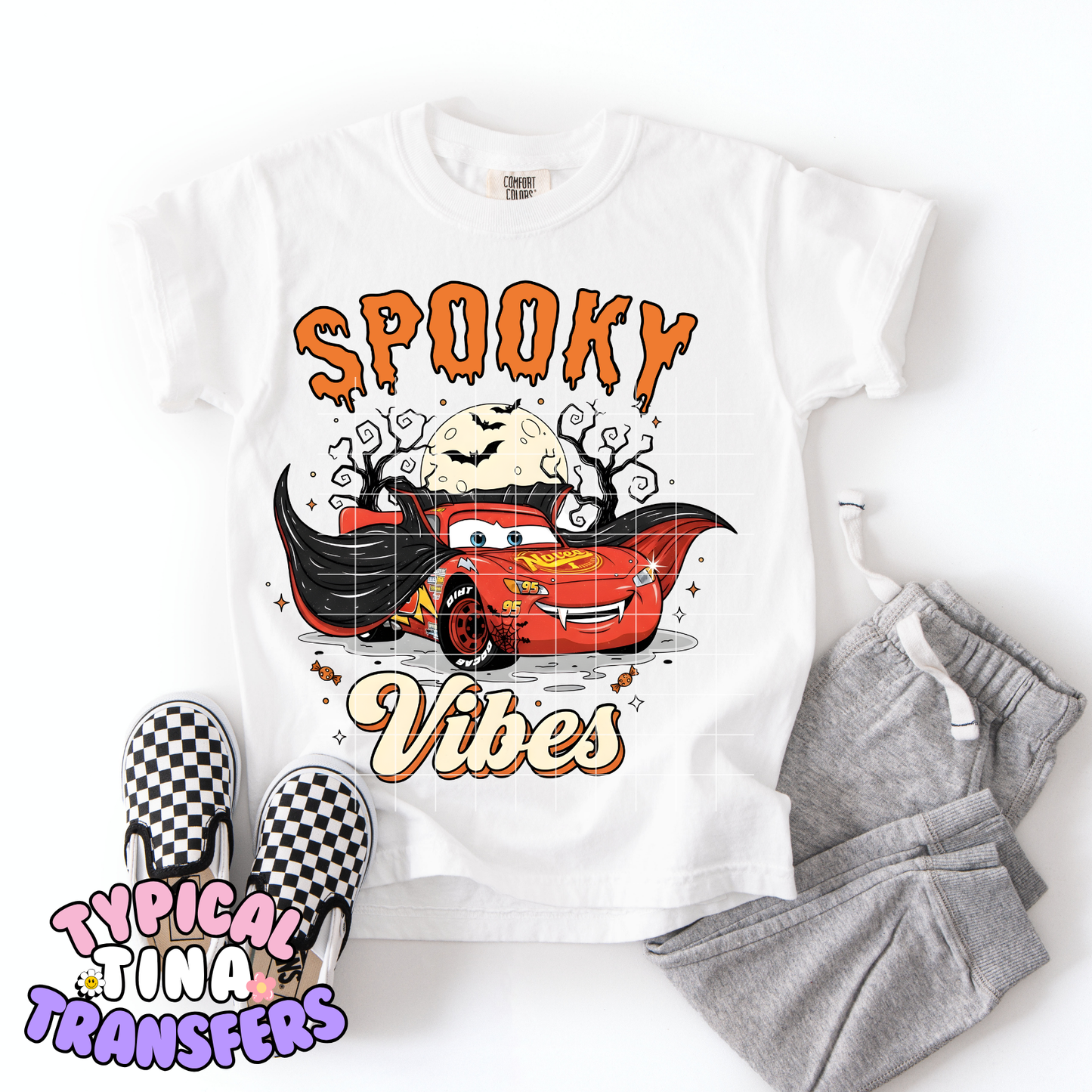 Spooky Vibes Vamp Car |  DTF Transfer | POD