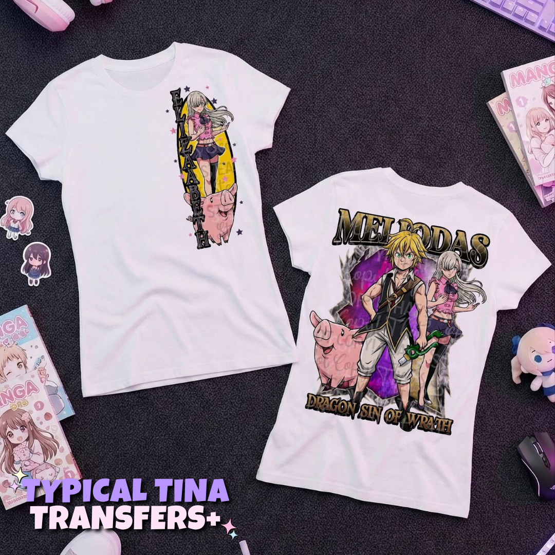 Dragon sin of wrath | DTF Transfers | POD