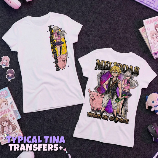 Dragon sin of wrath | DTF Transfers | POD