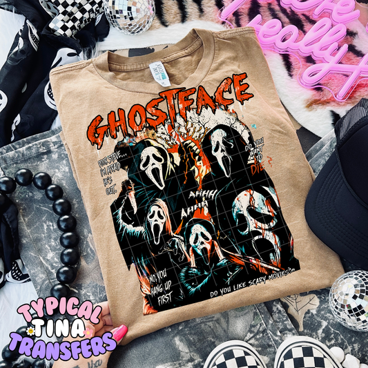 Ghost - mask multi | DTF Transfer | POD