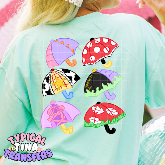 Dis Umbrellas | DTF Transfer | POD