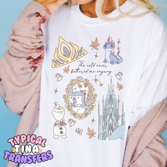 Ice Princess | DTF Transfer | 9" Youth
