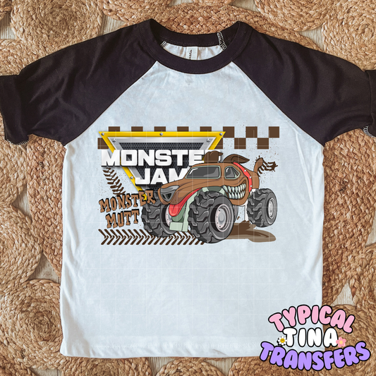 Monster Trucks #5 | DTF Screen Print | POD