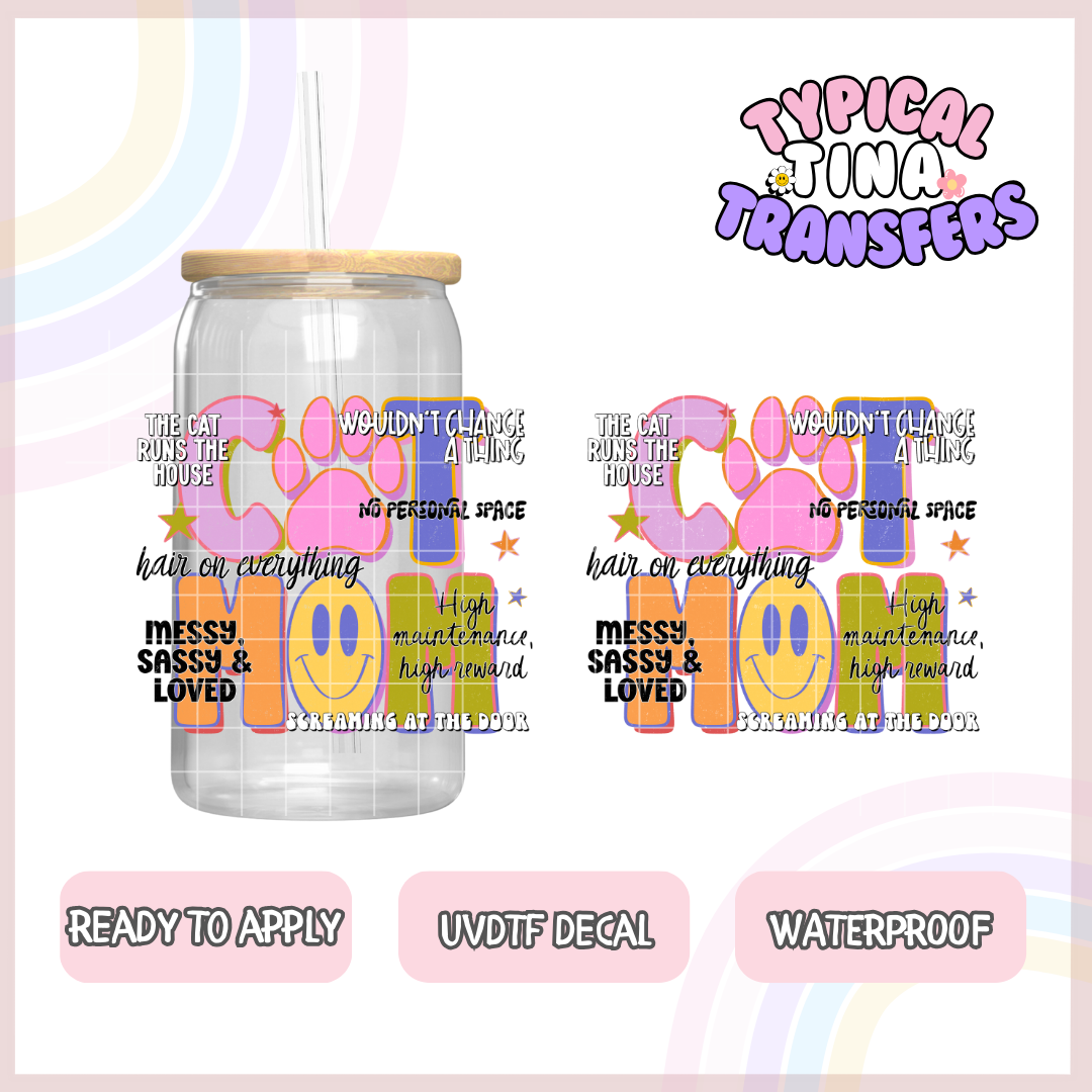 UVDTF Decal | 4" decals | POD