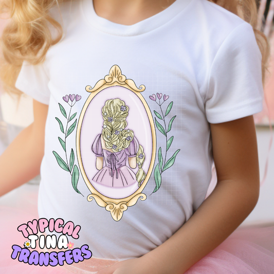 Princess Mirror Rapun | DTF Screen Print | POD