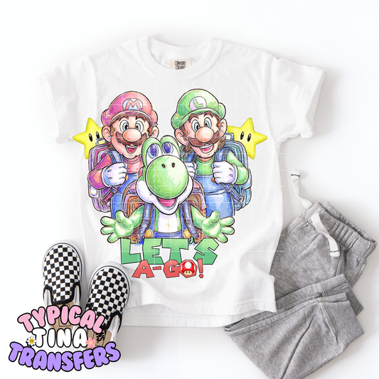 Sketech Let's Go | DTF Transfer | POD