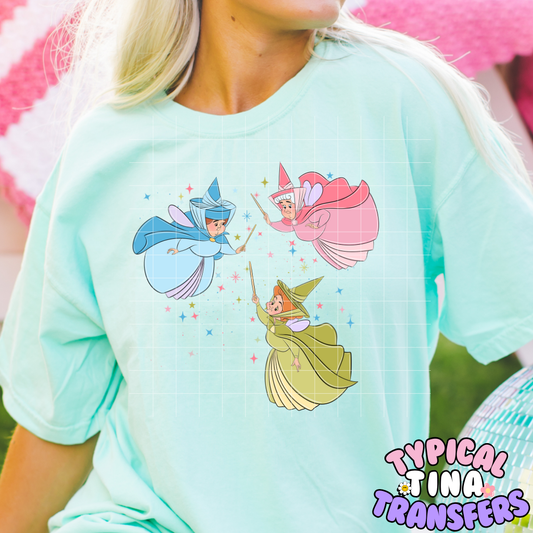 Fairy Godmothers opt 2 | DTF Screen Print | POD