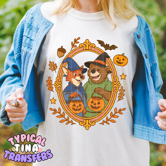Robin H Halloween Frames | DTF Transfer | POD