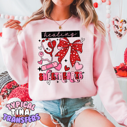 Nurse Healing sweethearts | DTF Transfers | POD