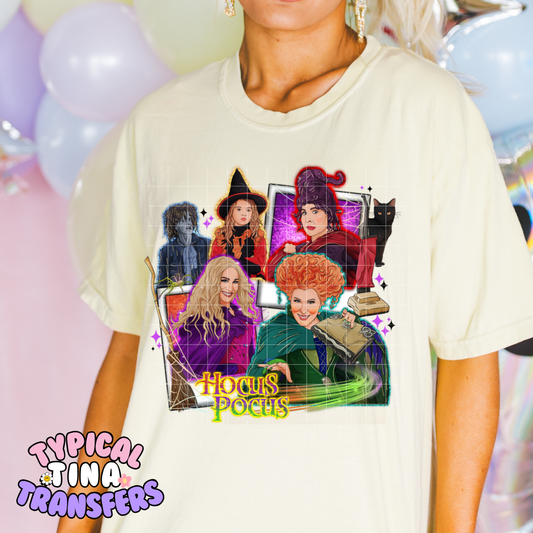 Polaroid Witches | DTF Screen Print | POD