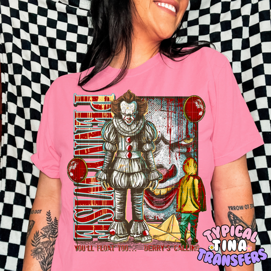 Penny Clown | DTF Screen Print | POD